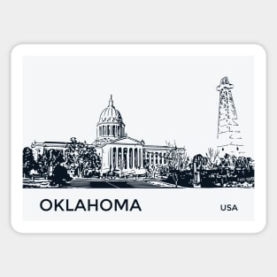 Oklahoma State USA Sticker